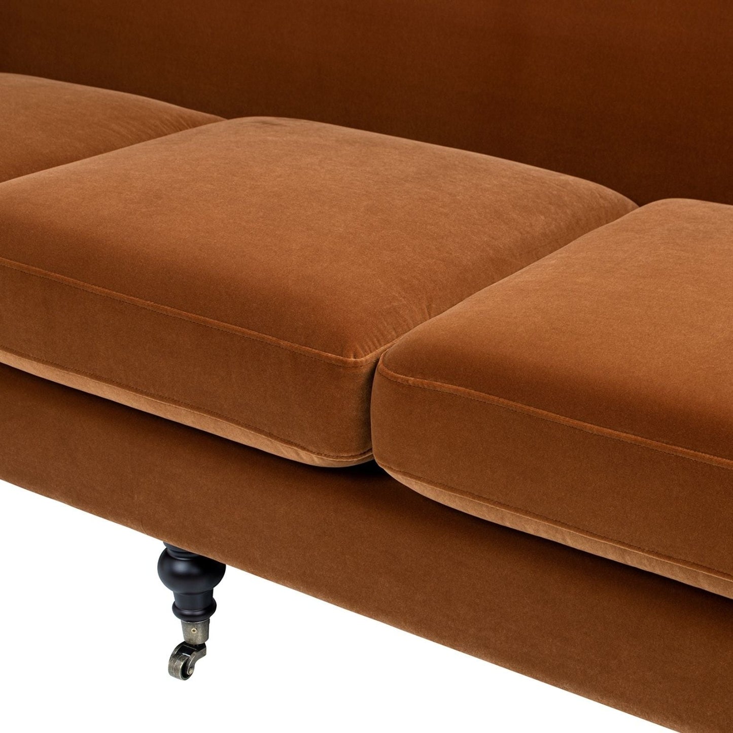 Modern Alana Lawson and Three Cushion Sofa