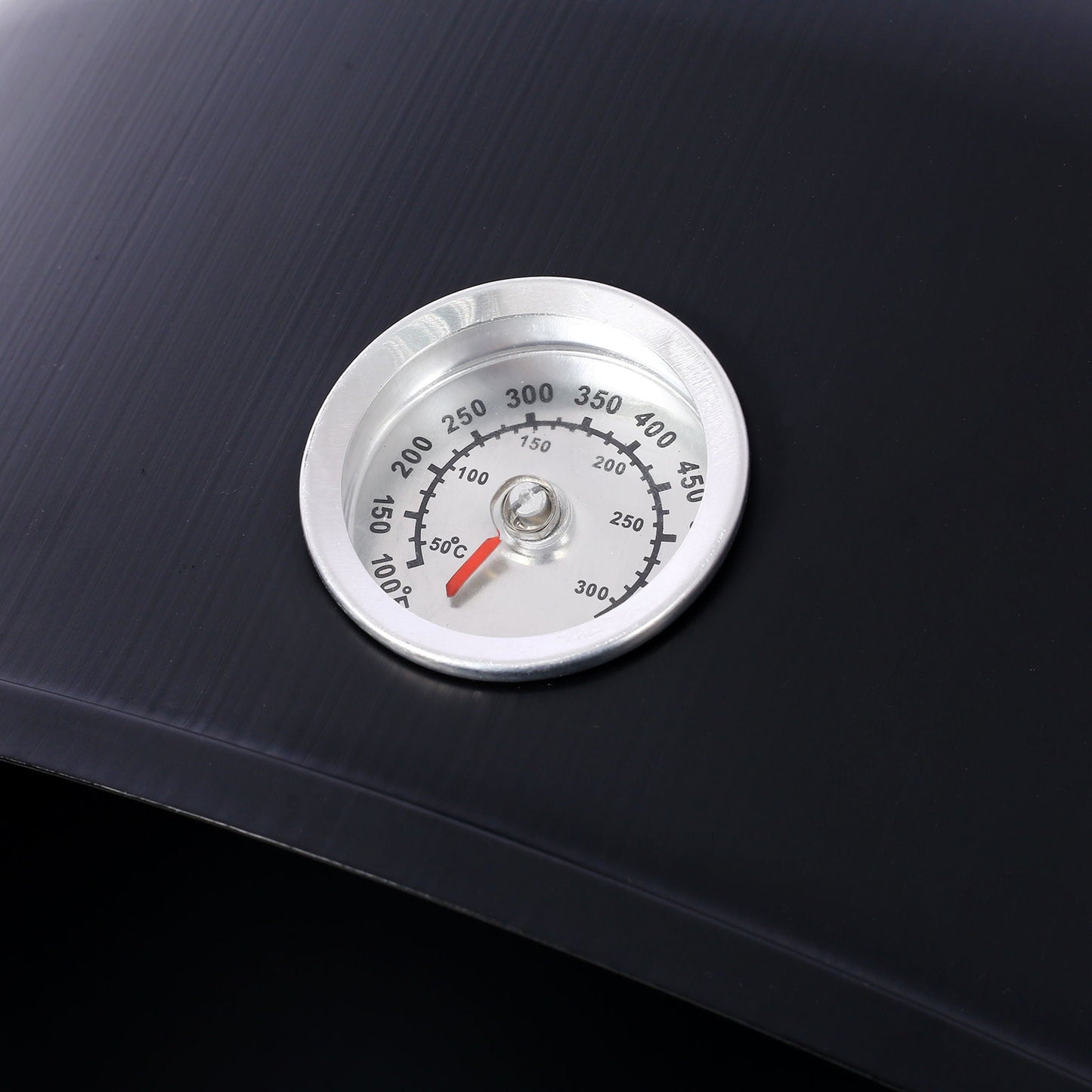 Heavy Duty Round Steel Charcoal Grill and Smoker