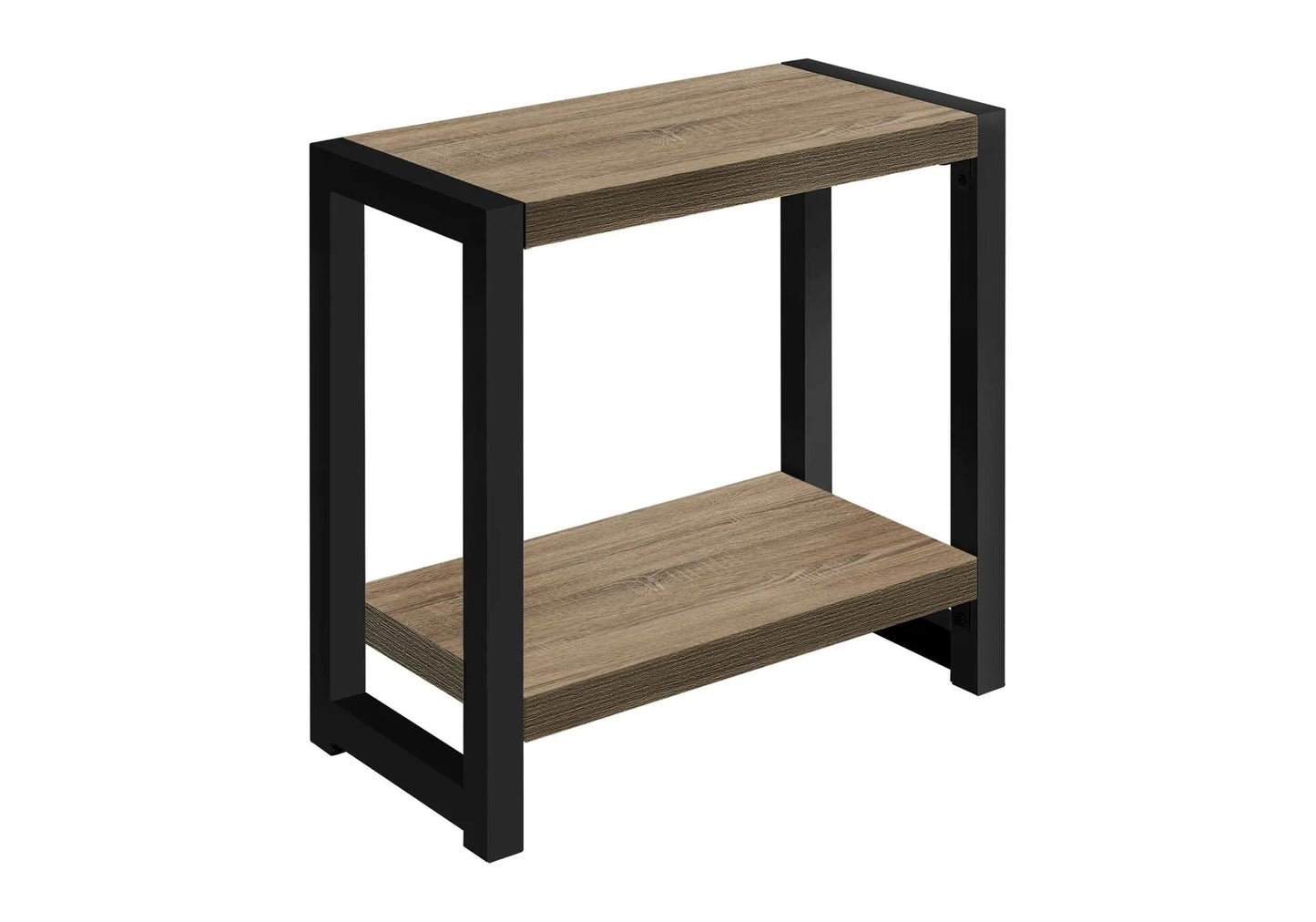 Accent Side Table with Two Tiers in Modern Style