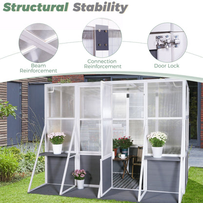 Heavy Duty Lean To Greenhouse For The Garden Use