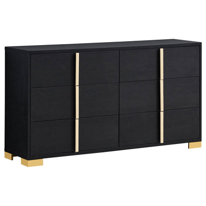 Jeremiah Modern Bedroom Set and Led Headboard