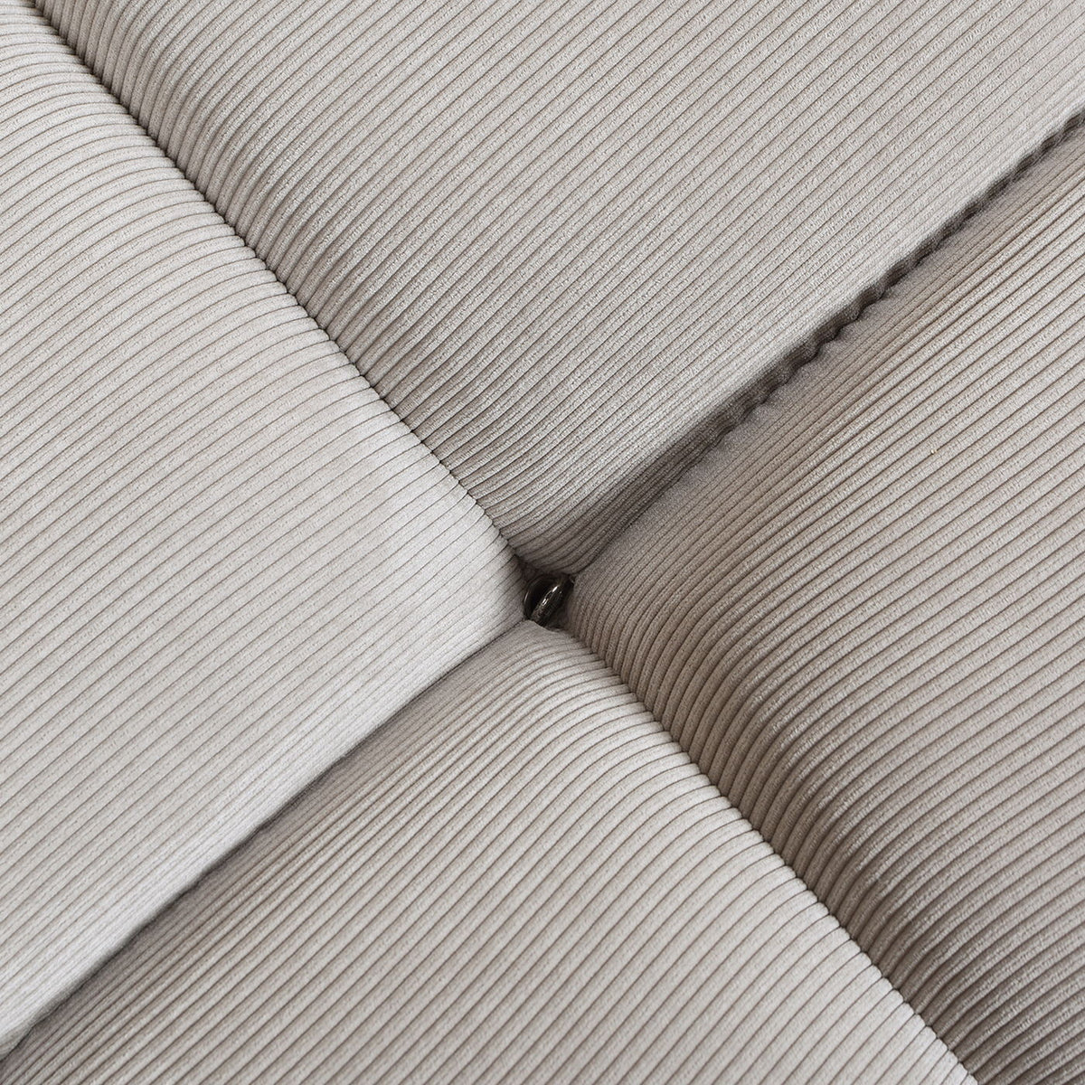 Bubble Modular Modern Cocktail Ottoman beige corduroy with tufted cushions on Tampa Home & Garden Store