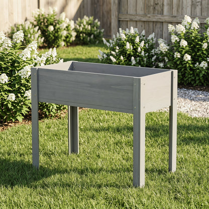 Raised Outdoor Garden Bed and Planter Box