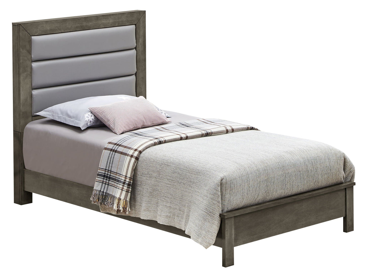 Comfortable Modern Full Bed and Wood Frame