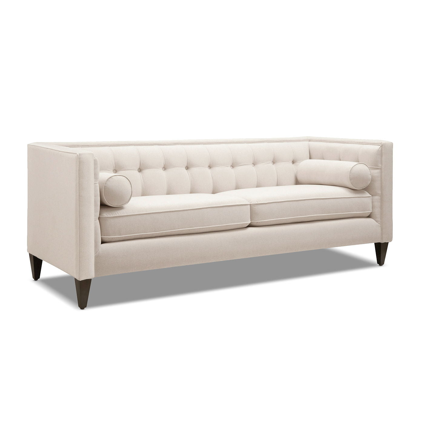 Modern Tuxedo Tufted Sofa With Comfort Support