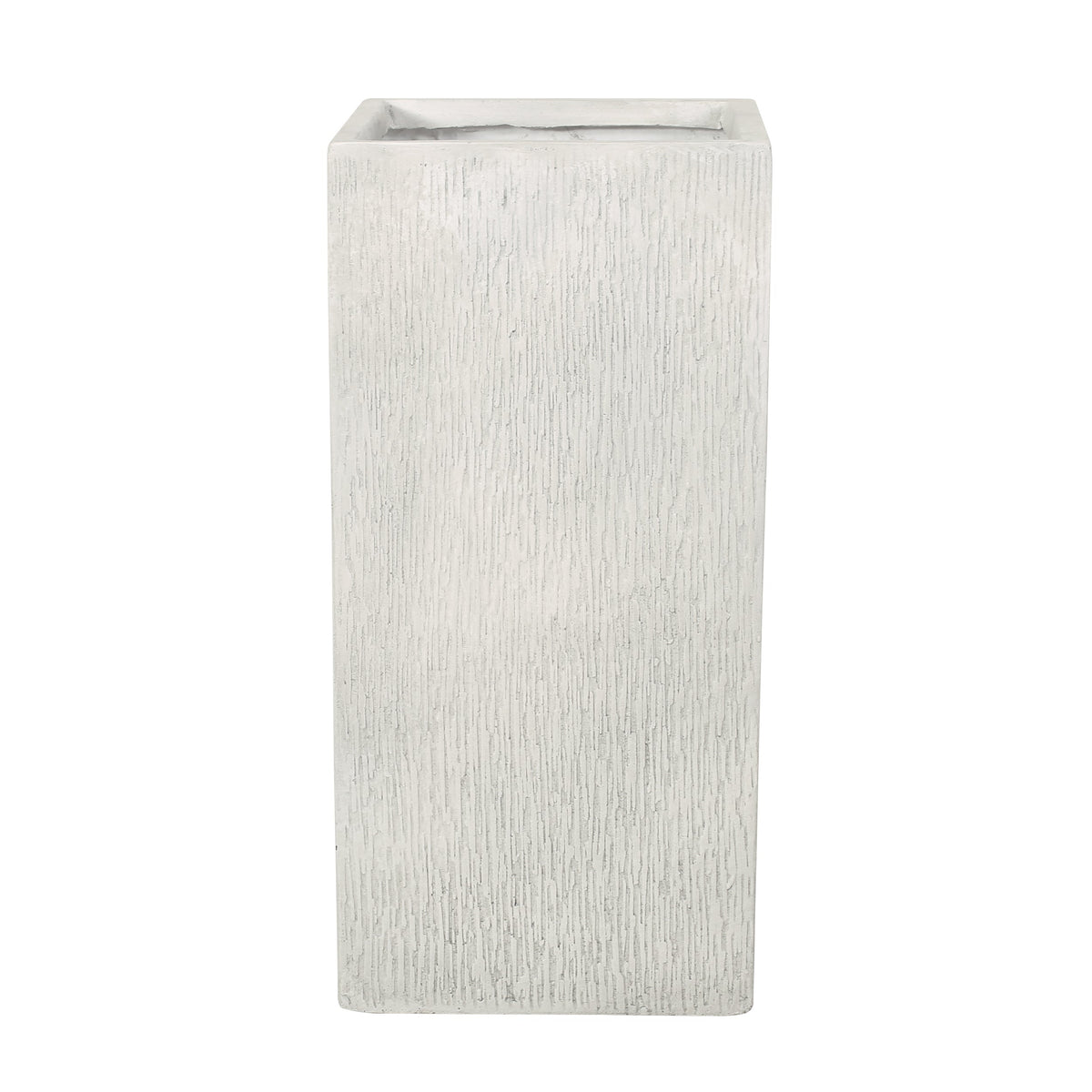 MGO Planter white textured concrete finish HouseOfZazla on Tampa Home & Garden Store