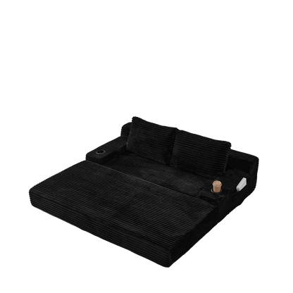 Comfortable Corduroy Two In One Sofa And Bed