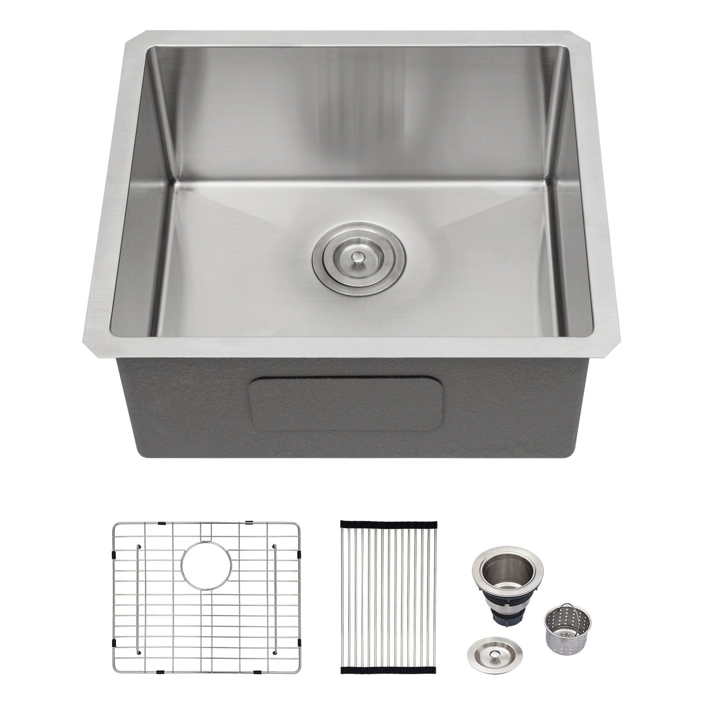 Modern Deep Single Bowl and Stainless Steel Sink