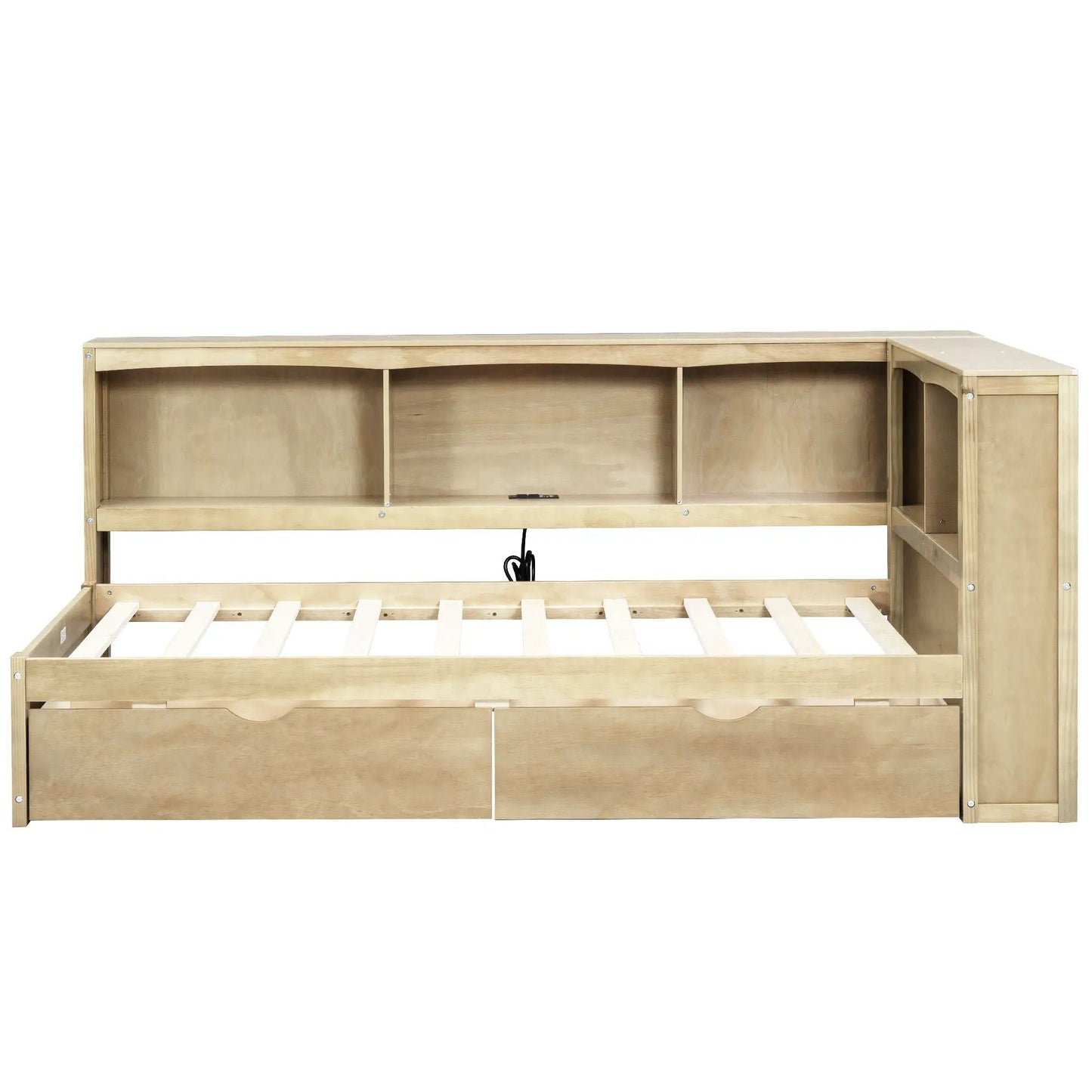 Daybed with Storage Drawers and USB Ports