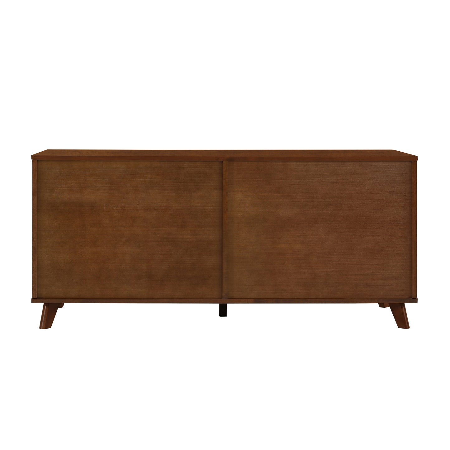 Myra indoor rubber wood cat cabinet with warm brown finish and two front doors on Tampa Home & Garden Store