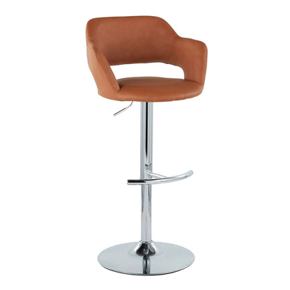 Margarite Contemporary Adjustable Barstool Swivel