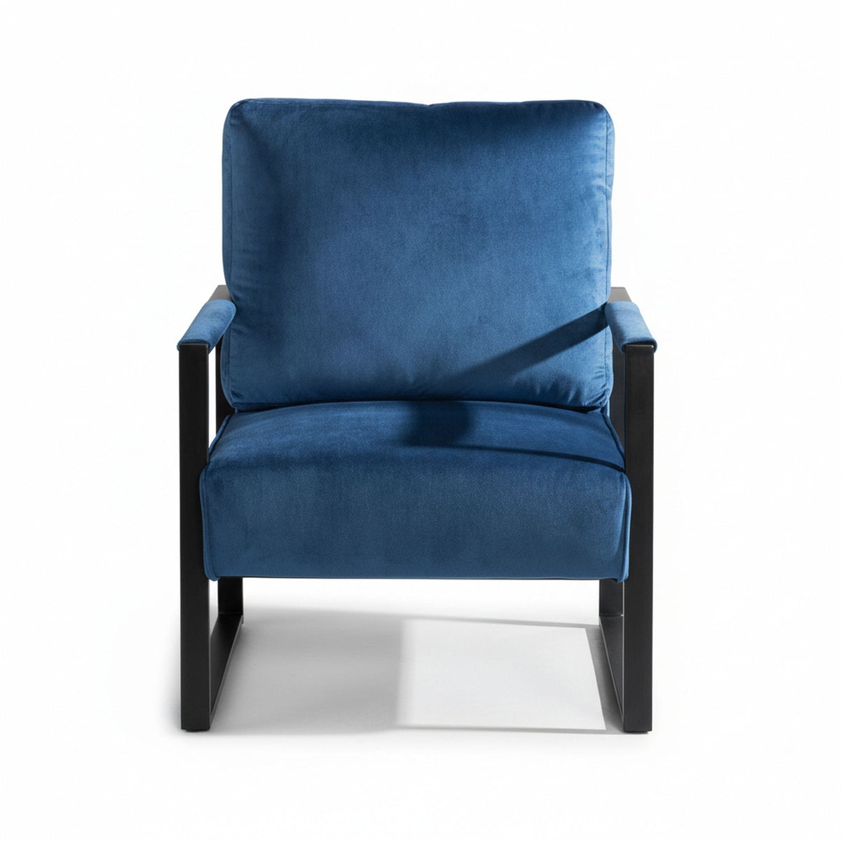 Mid Century Modern Chair With a Metal Frame