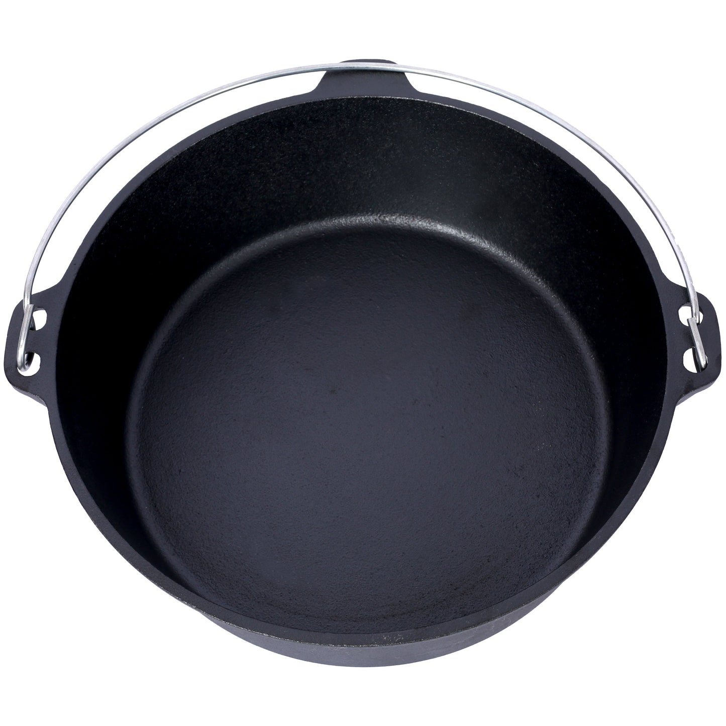 Pre-Seasoned Cast Iron Dutch Oven with Skillet Lid by HouseOfZazla, black interior on Tampa Home & Garden Store