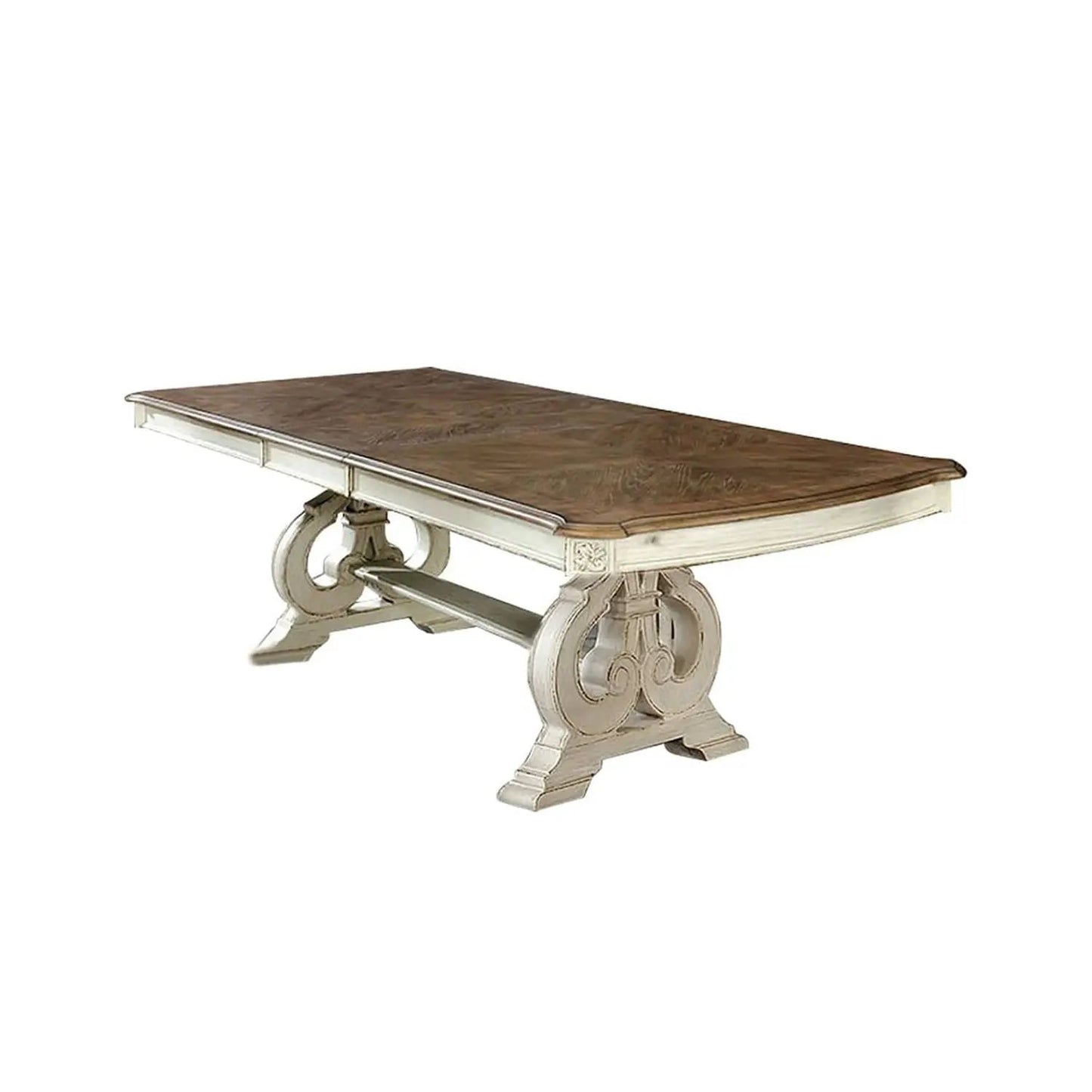 Rustic Dining Set Table and Upholstered Chairs
