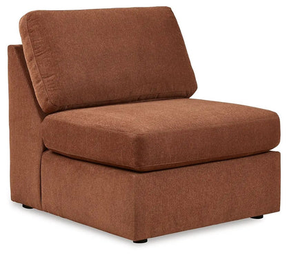 Modmax Sectional Spice rust-orange fabric, stationary sectional by Unique Piece Furniture on Tampa Home & Garden Store
