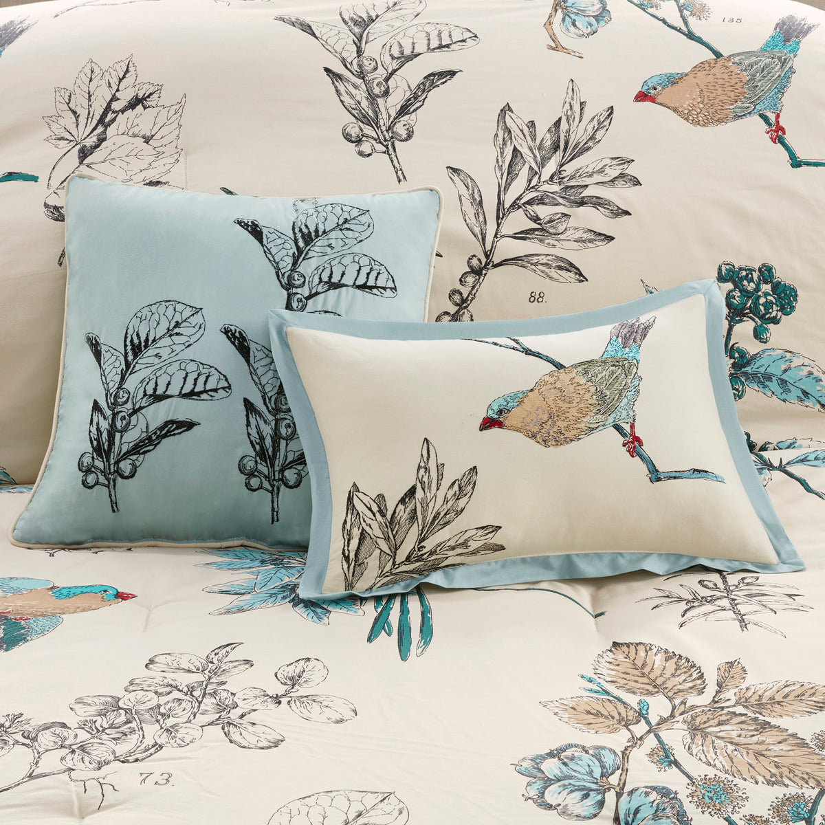 7 Piece Cotton Comforter Set and a Khaki Print