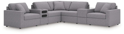 Modmax Sectional in Granite Performance Fabric
