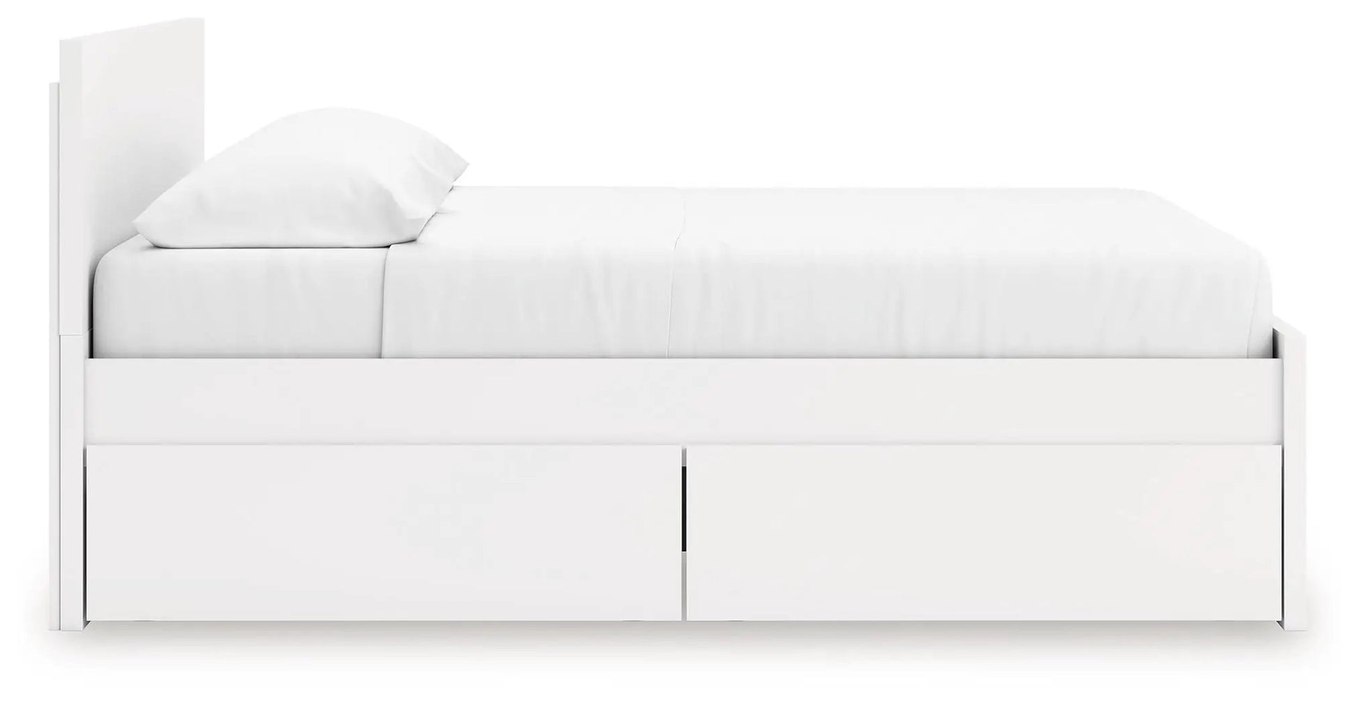 Onita panel platform bed in white with underbed storage drawers by Unique Piece Furniture on Tampa Home & Garden Store