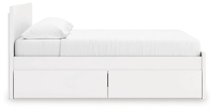 Onita panel platform bed in white with underbed storage drawers by Unique Piece Furniture on Tampa Home & Garden Store