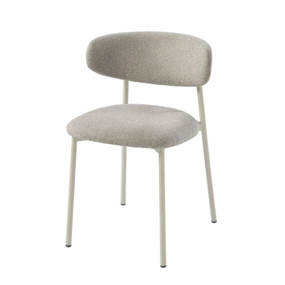 Ingram Side Chair Set of 2 Light Gray Finish