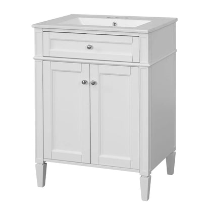 Bathroom Vanity With 2 Doors and Tip Out Drawer