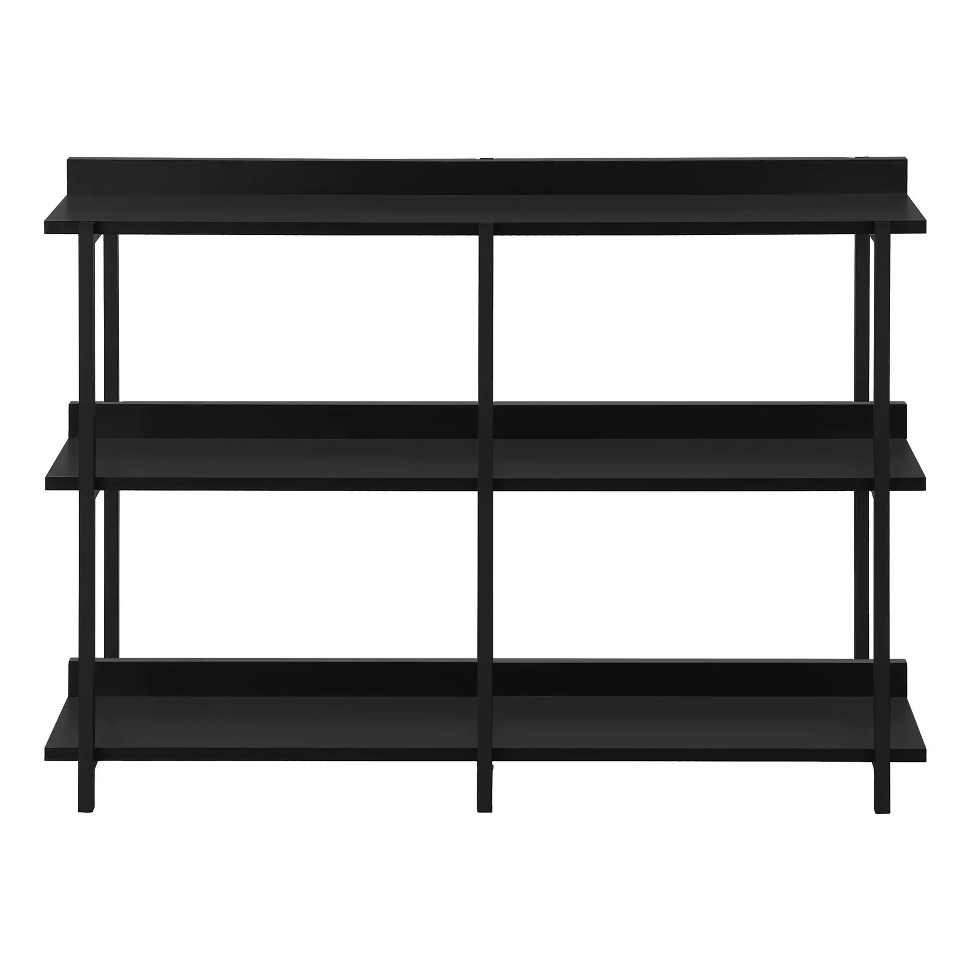 Accent Console Table 3-tier black metal entryway by Unique Piece Furniture on Tampa Home & Garden Store
