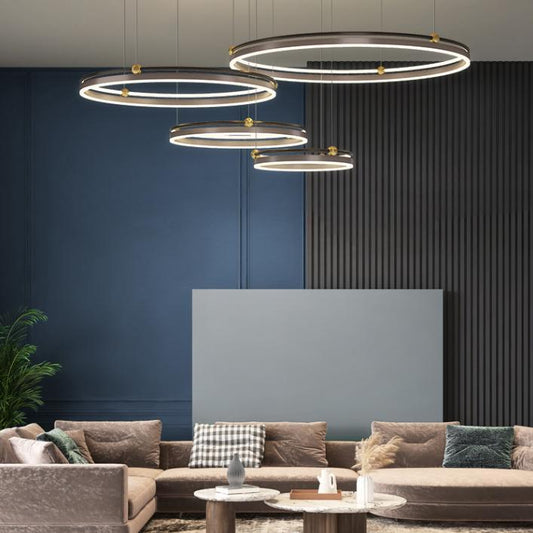 Chandelier Living Room Brushed Aluminum Bedroom Study - Tampa Home & Garden Store