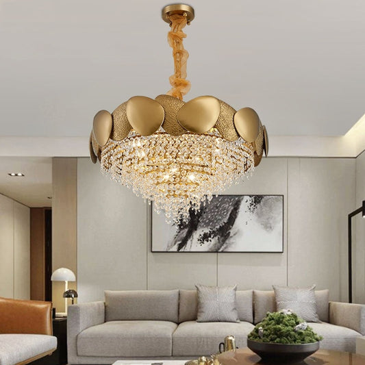 Stainless Steel Living Room Ceiling Crystal Chandelier - Tampa Home & Garden Store