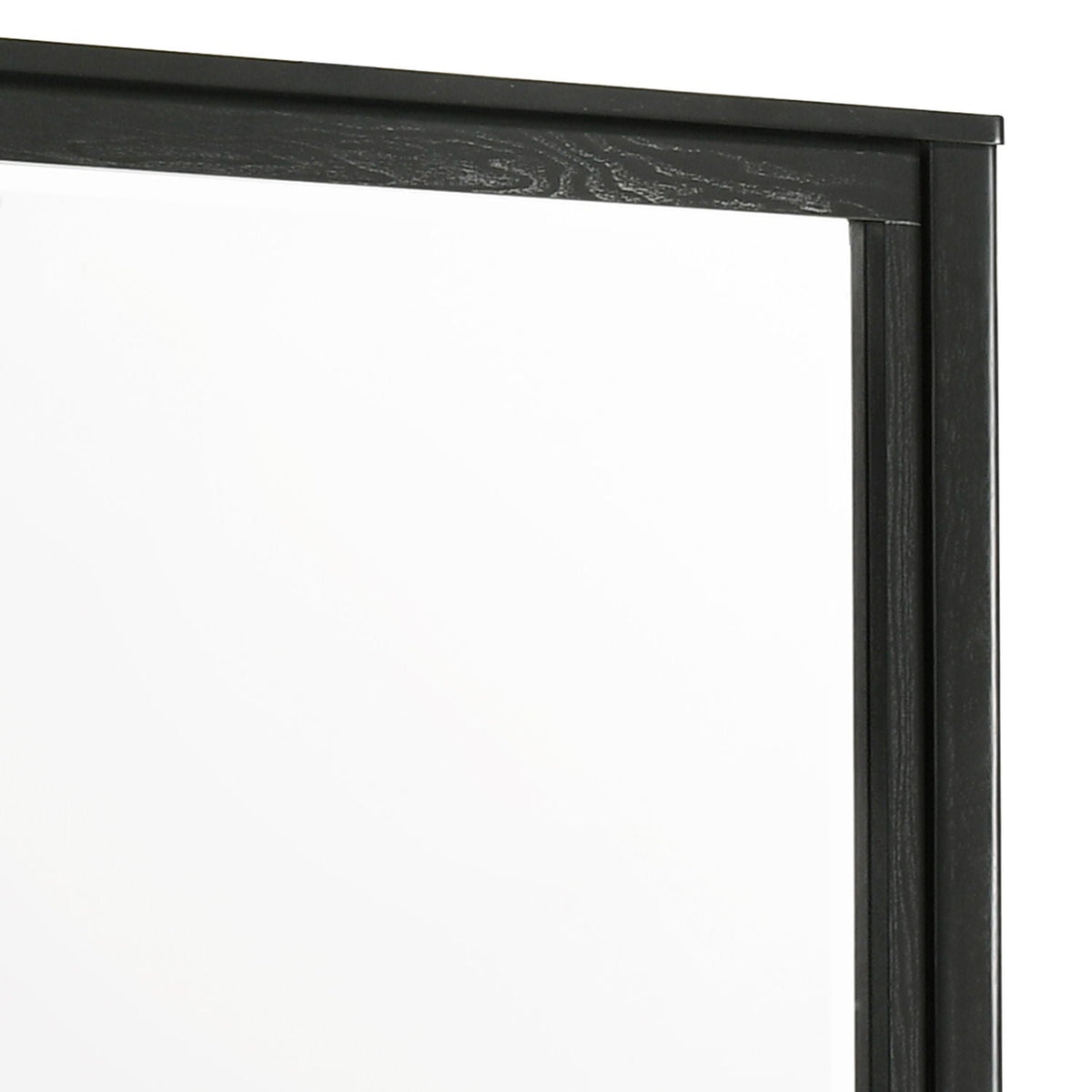 Black bedroom mirror with deep black metal frame Opel by HouseOfZazla wall mirror on Tampa Home & Garden Store