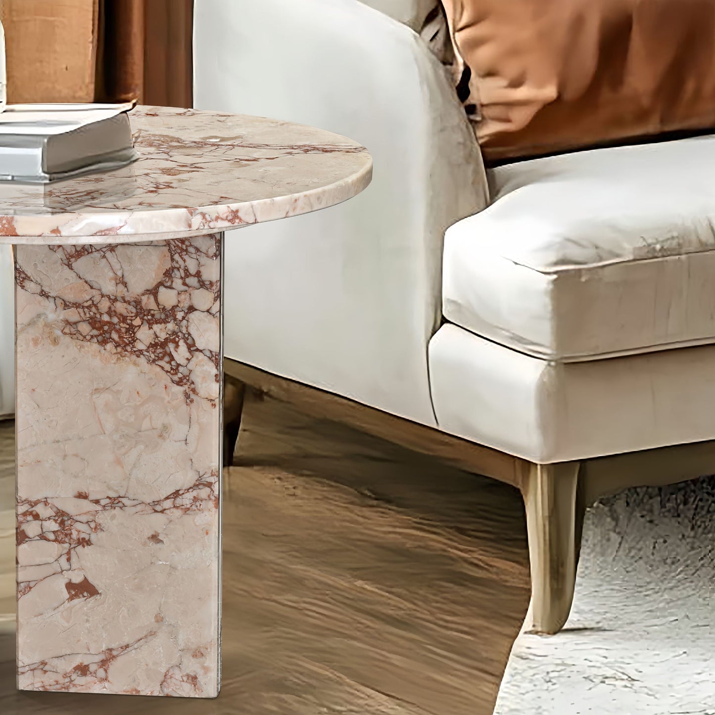 Luxury Marble Coffee Table With Unique Veining