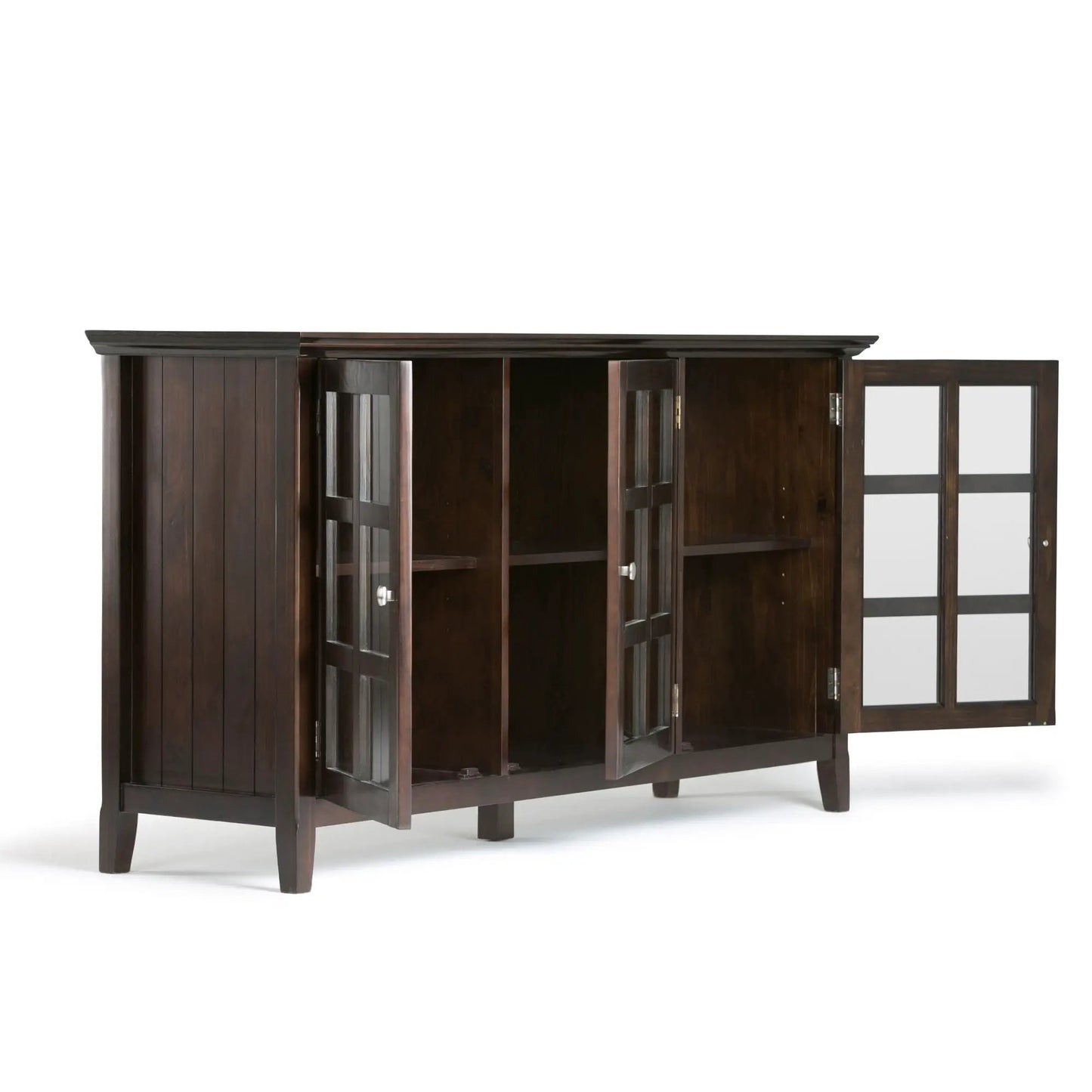 Acadian Wide Storage Cabinet Handcrafted
