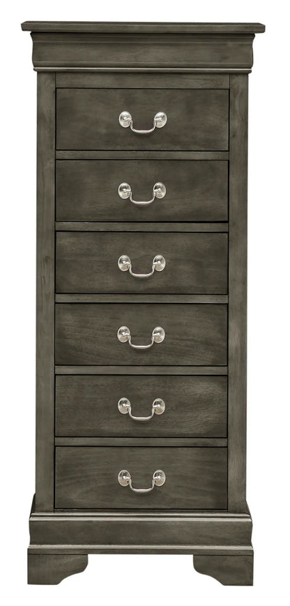 Lingerie chest in dark espresso with silver cup pulls Unique Piece Furniture on Tampa Home & Garden Store