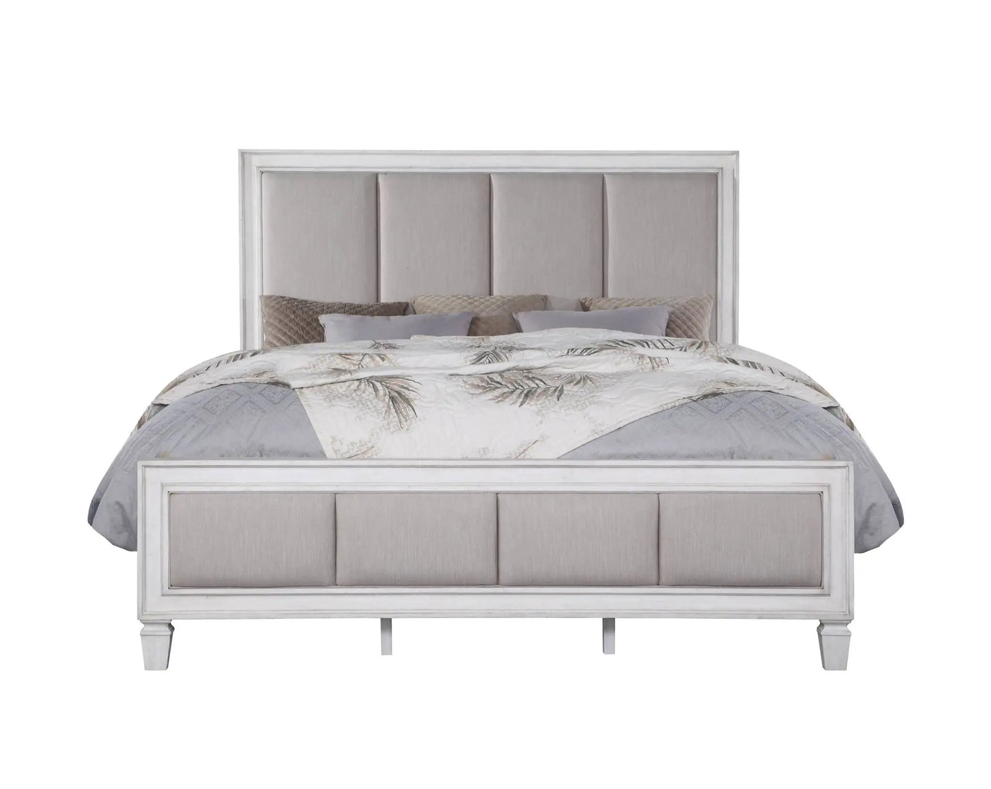 Katia Upholstered Bed With Padded Headboard