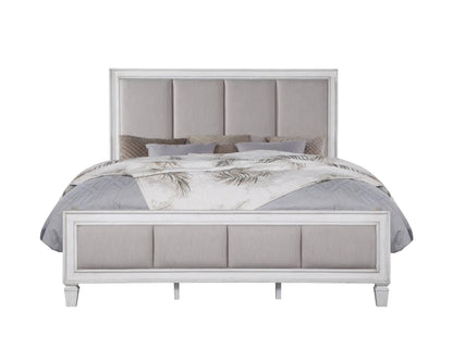 Katia Upholstered Bed With Padded Headboard