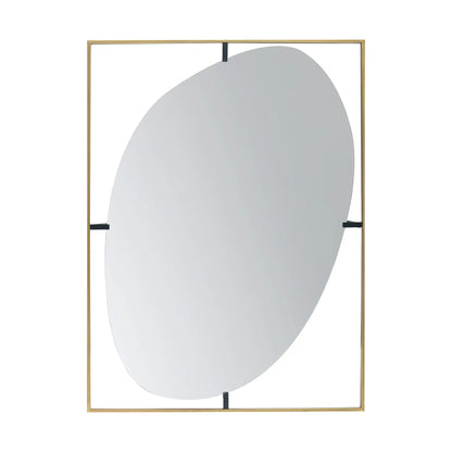 Poppy Mirror With Metal Frame Design Bathroom