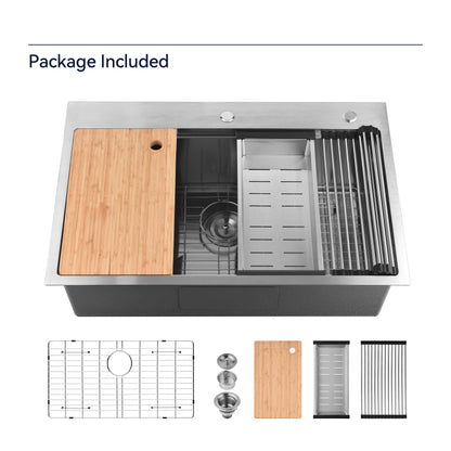 Stainless Steel Kitchen Sink For Overmount