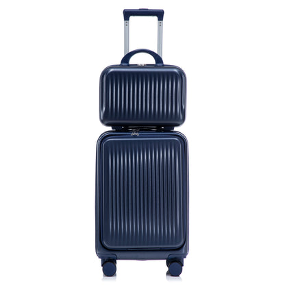 14'/20' ABS Spinner Wheel Luggage Set navy hard-shell by HouseOfZazla on Tampa Home & Garden Store