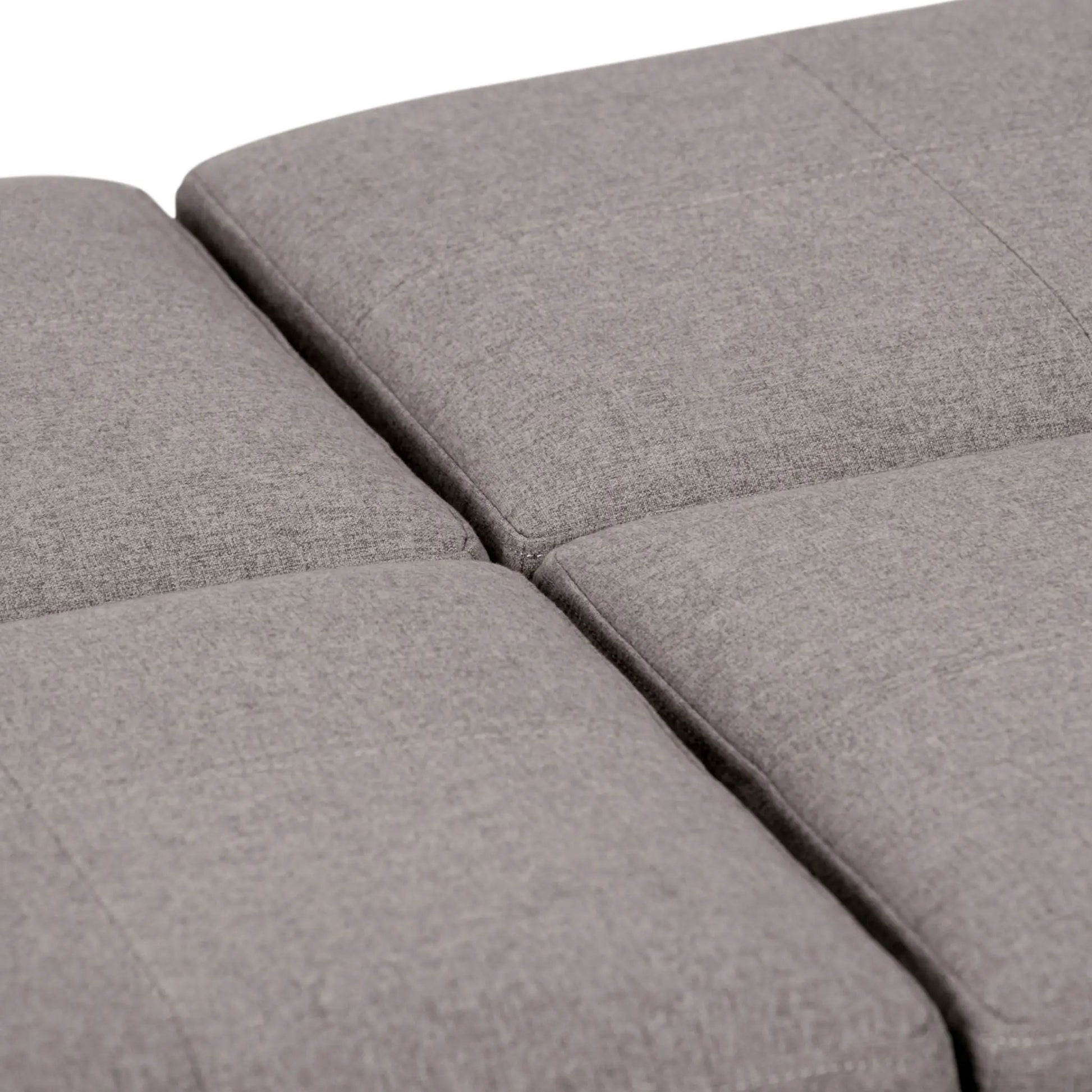 Avalon square storage ottoman in gray textured fabric by Unique Piece Furniture on Tampa Home & Garden Store