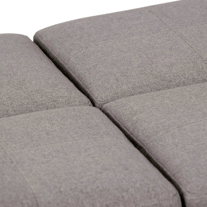 Avalon square storage ottoman in gray textured fabric by Unique Piece Furniture on Tampa Home & Garden Store