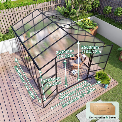 Windproof and All Season Garden Greenhouse