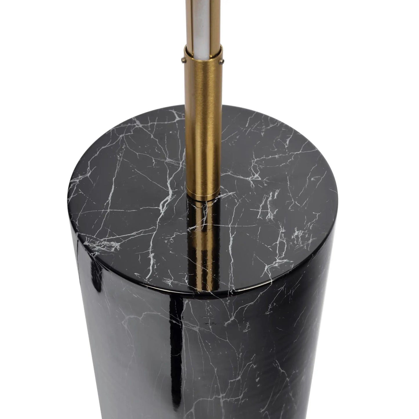Prism LED Floor Lamp with on off Switch Base Gold
