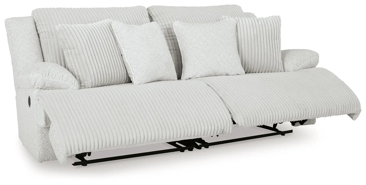Top Tier Corduroy Reclining Sectional with Chaise