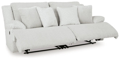 Top Tier Corduroy Reclining Sectional with Chaise