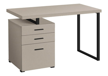 Left or Right Computer Desk with Ample Drawers
