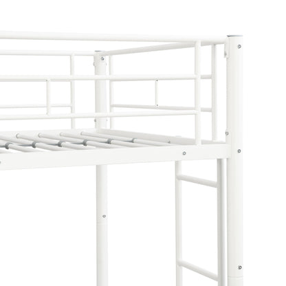 Bunk Bed With Trundle white metal frame by HouseOfZazla on Tampa Home & Garden Store