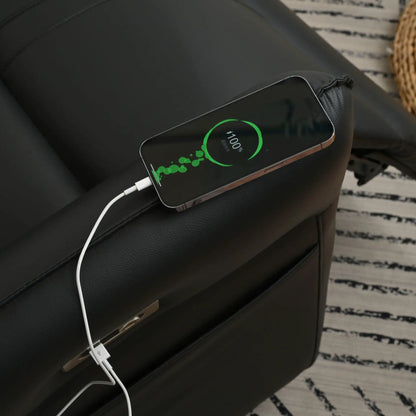 270 Degree Power Swivel Rocker Recliner With USB