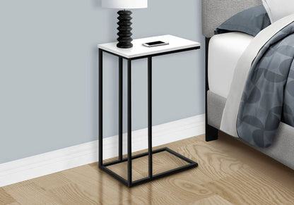 Accent Table C Shaped End Table Space Saving