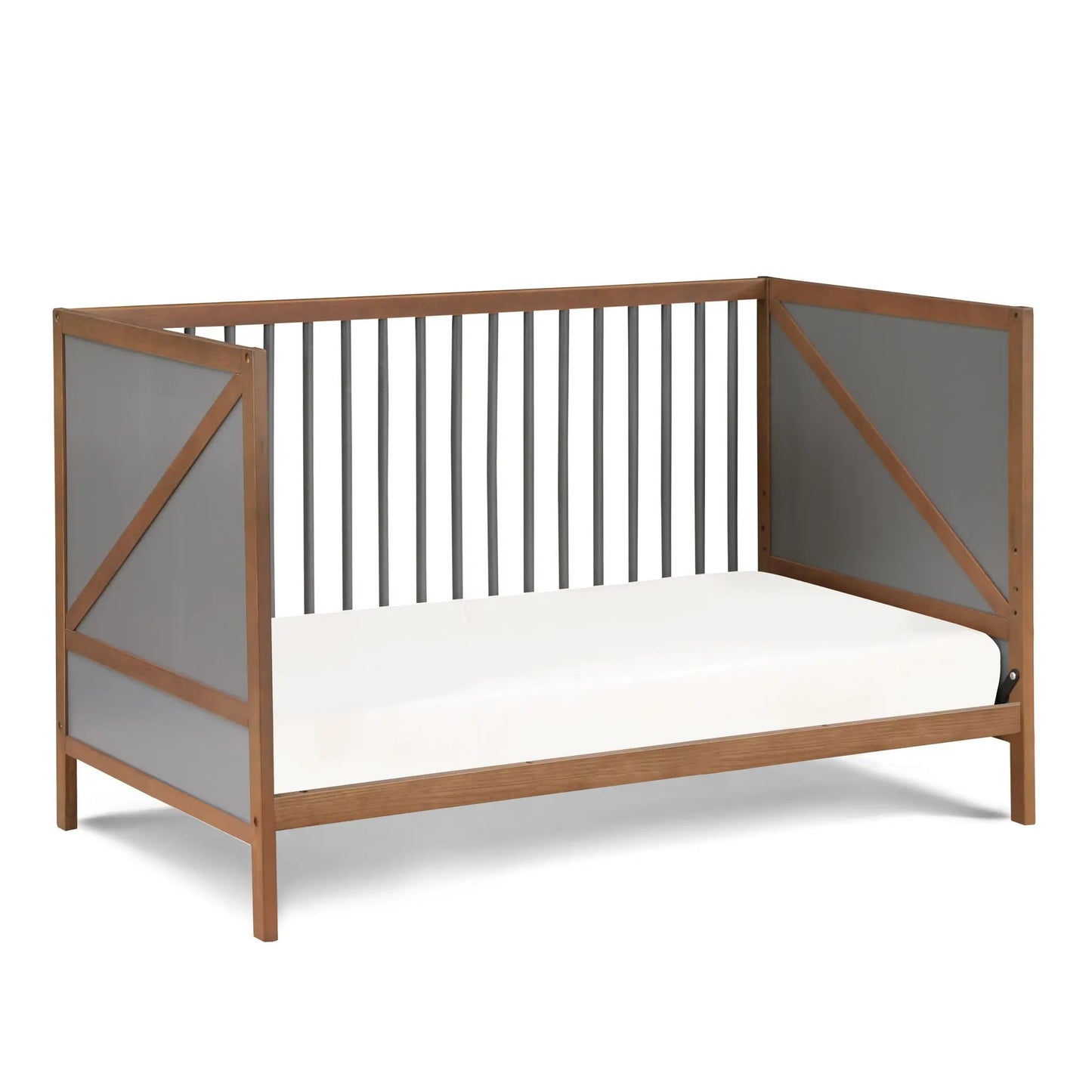 Pixie Zen 3 in 1 Crib Walnut with Z Design
