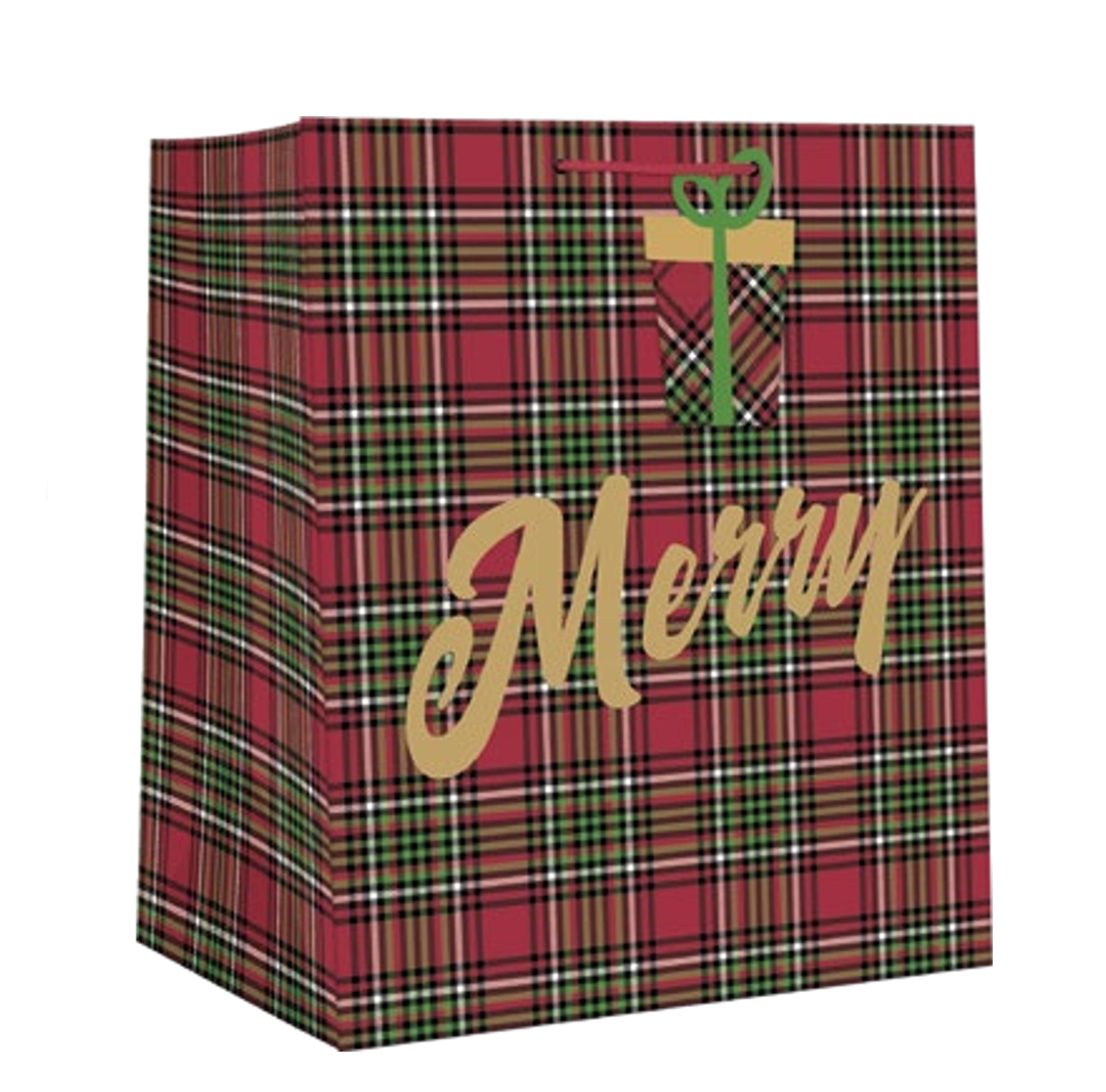 Bolsa de regalo navideña clásica -
