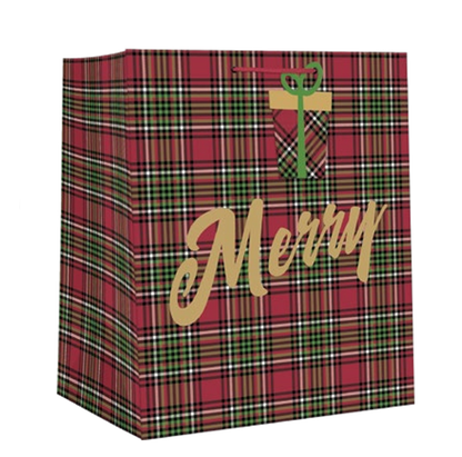 Bolsa de regalo navideña clásica -